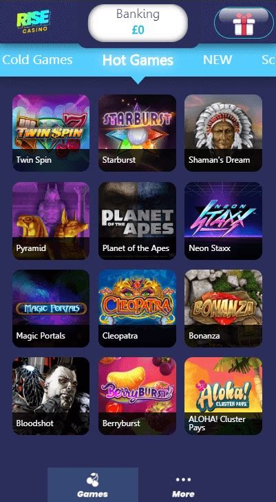Rise Casino Review [2024]. Best Games, Bonuses, PayOut Time .